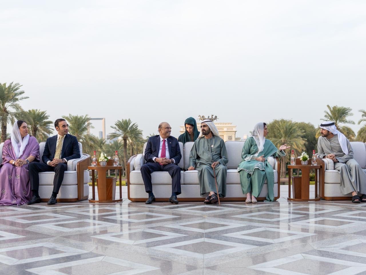 Trade Security And Strategic Ties As President Zardari Meets Sheikh Rashid Al Maktoum In Dubai