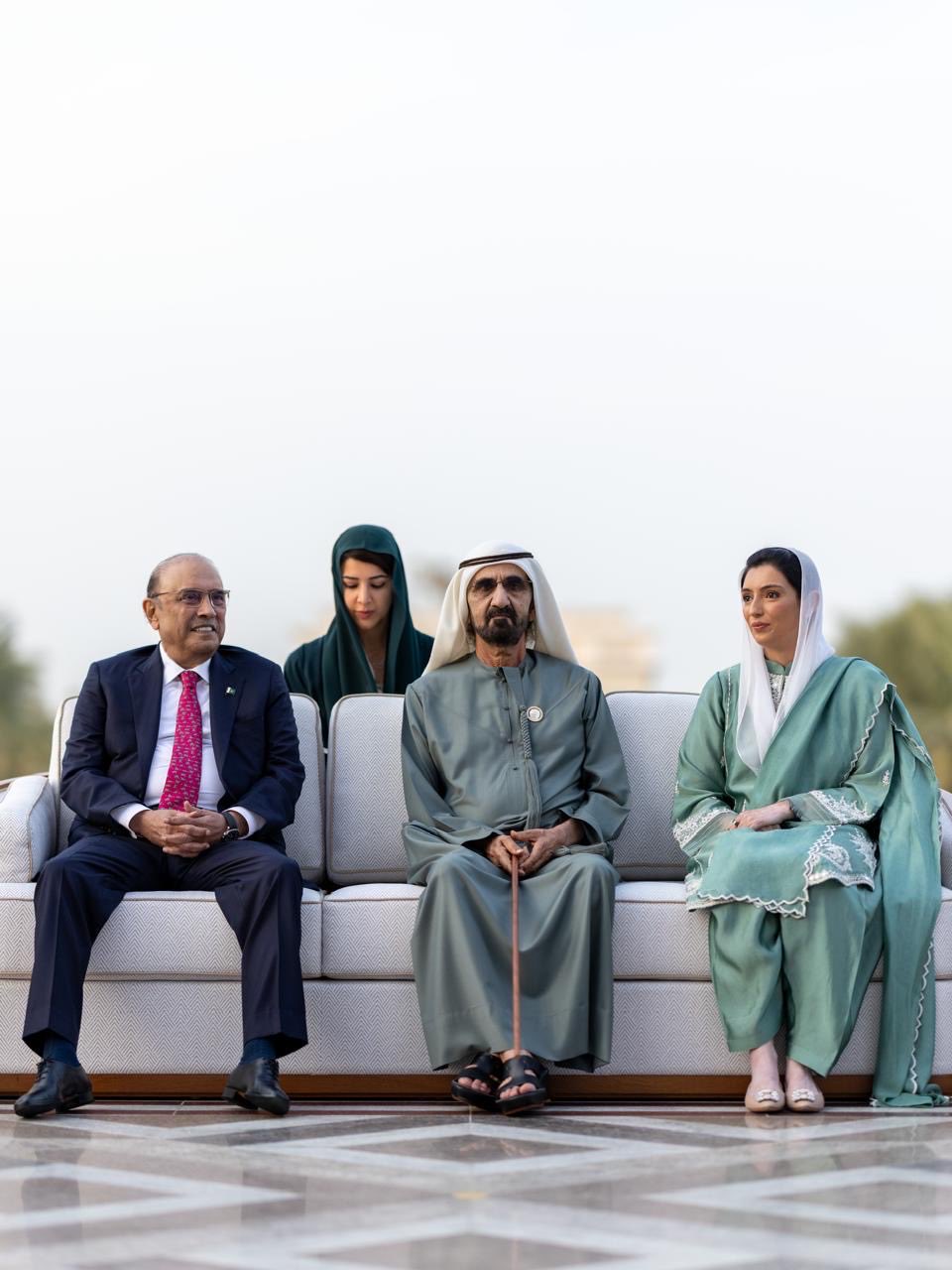 Trade Security And Strategic Ties As President Zardari Meets Sheikh Rashid Al Maktoum In Dubai