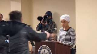 Watch Foul Smelling Liquid Threw At Us Muslim Congresswoman Ilhan Omar