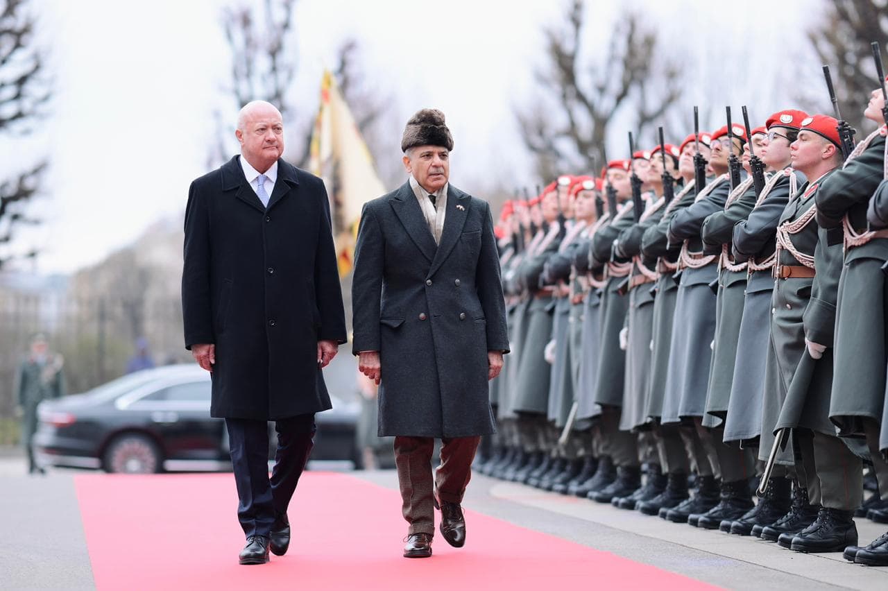 Austria Rolls Out Red Carpet For Pm Shehbaz As Pakistan Eyes Trade Investment Deals 