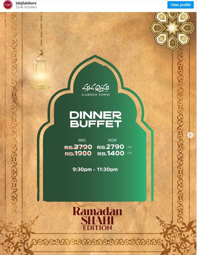 Best Iftar In Lahore 2026 Check Top Ramadan Buffet Deals 