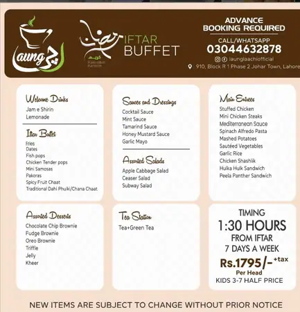 Best Iftar In Lahore 2026 Check Top Ramadan Buffet Deals 