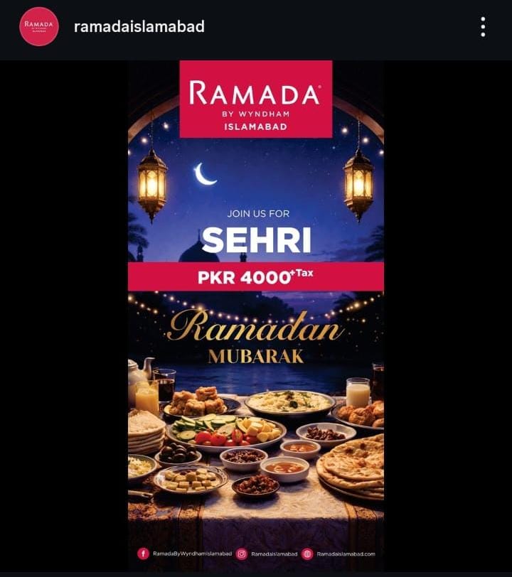 Best Sehri Buffet In Islamabad For Ramadan 2026 