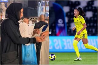 Brazilian Footballer Kathleen Souza Celebrates Embracing Islam With Umrah