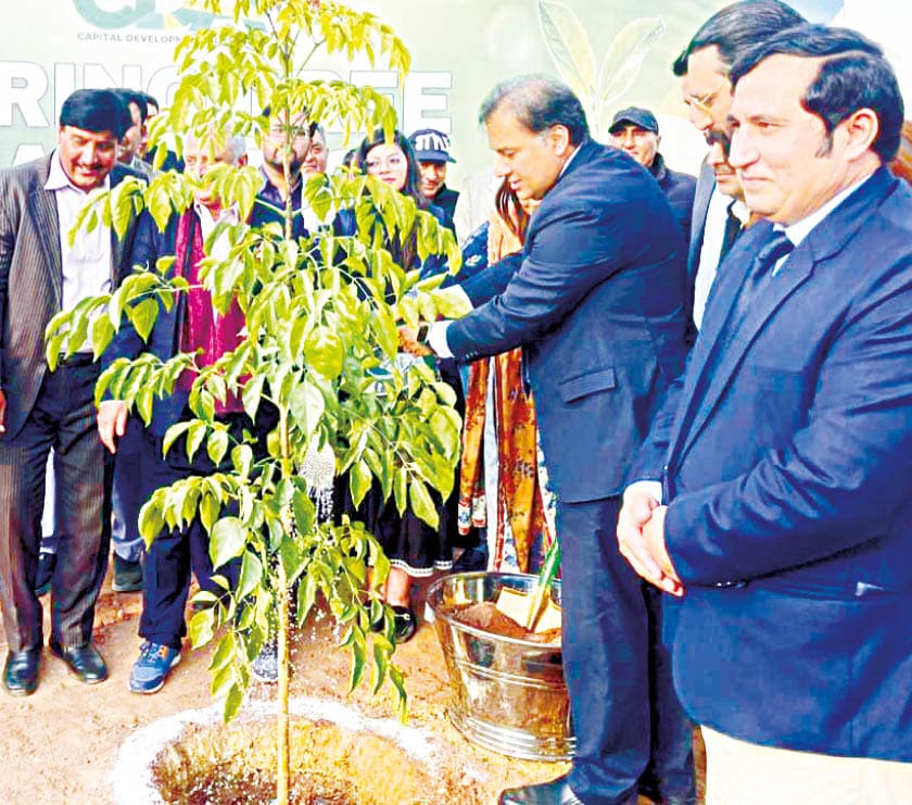 CDA, NPC launch spring tree plantation drive in Islamabad