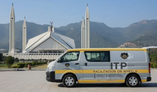 Islamabad Traffic Police Roll Out Week Long Mobile Service Vans Across Capital