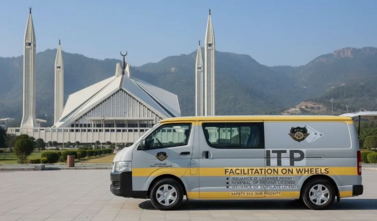 Islamabad Traffic Police roll out week-long mobile service vans across capital