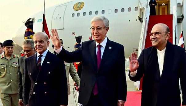Kazakh President Tokayev arrives in Pakistan on two-day visit