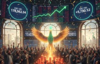Pakistan Stock Exchange Rockets 5700 Points In Biggest Rally Of The Week