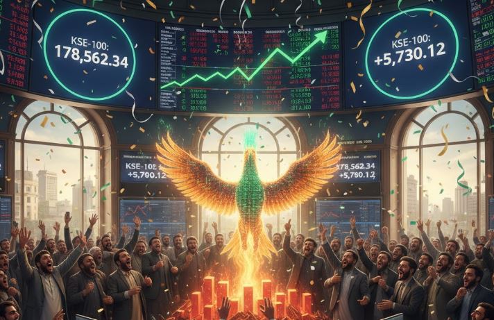 Pakistan Stock Exchange rockets 5,700 Points in Biggest Rally of the Week