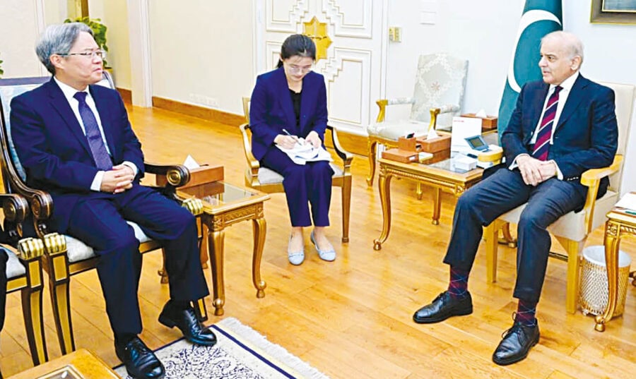 Pm Chinese Envoy Discuss Regional Situation Global Issues
