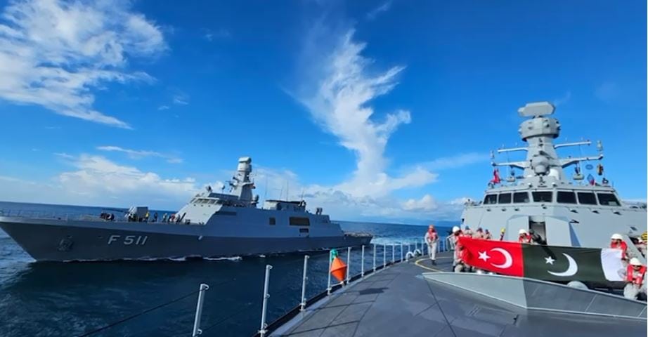 PNS KHAIBAR, Turkish Navy showcase unmatched maritime ties in Eastern Mediterranean