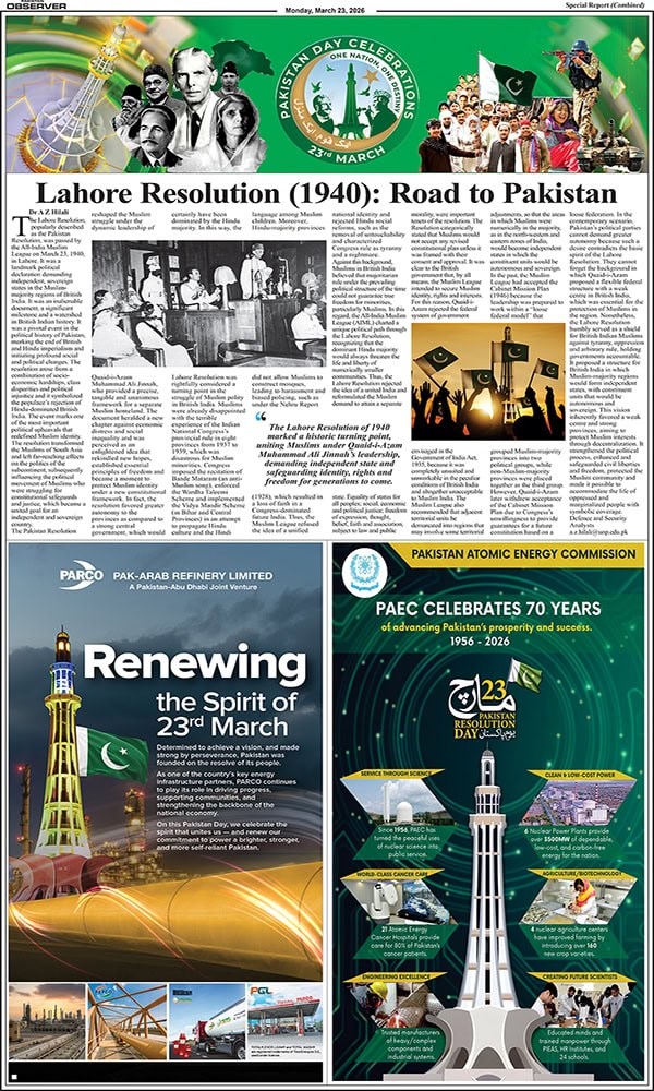 23 March 2026 Pakistan Day