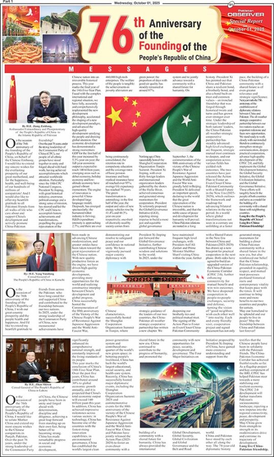 76 Anniversary Of The China 2025