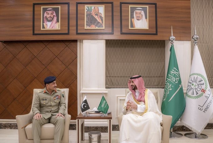 Cdf Asim Munir Saudi Defense Minister Discuss Measures To Halt Iranian Attacks