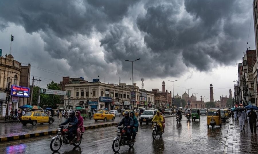Dark Clouds Blanket Lahore As Rain Brings Cool Relief
