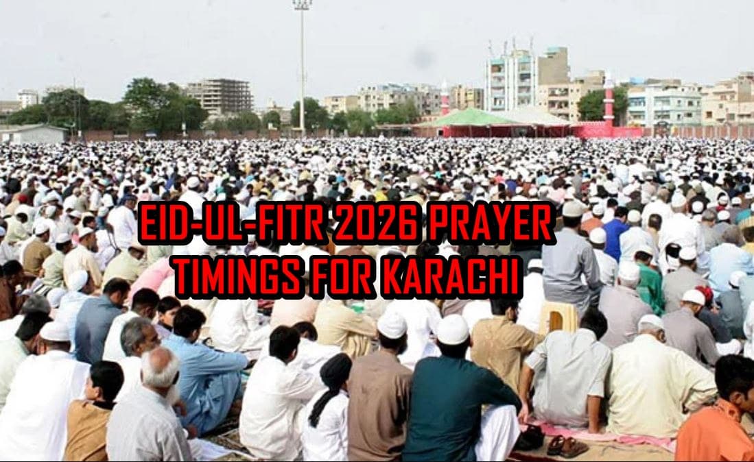 Eidul-Fitr 2026 Namaz Timings for Karachi; full list here – Pakistan Observer Eidul-Fitr 2026 Namaz Timings for Karachi; full list here – Pakistan Observer