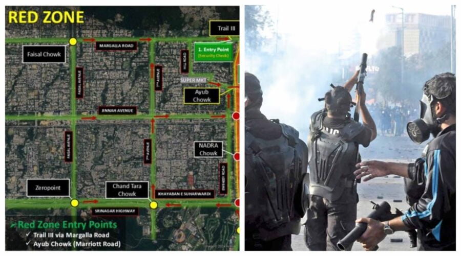 Islamabad Roads Update As Red Zone Sealed Amid Protests Over Khameneis Assassination