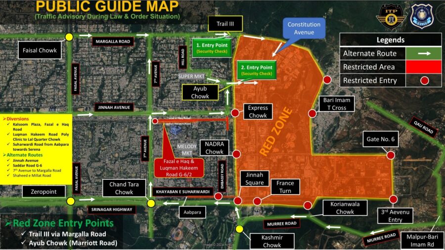 Islamabad Traffic Advisory These Roads To Remain Closed