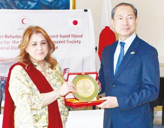 Japan provides Rs 18m grant to PRCS for improving  blood donation services