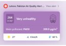 Lahore Ranks Second Most Polluted City Globally As Aqi Hits Very Unhealthy Level