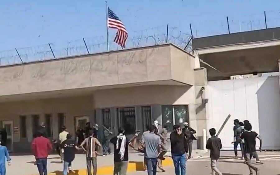 Martyrdom Of Ali Khamenei Nine Dead 18 Injured In Clashes Outside Us Consulate In Karachi