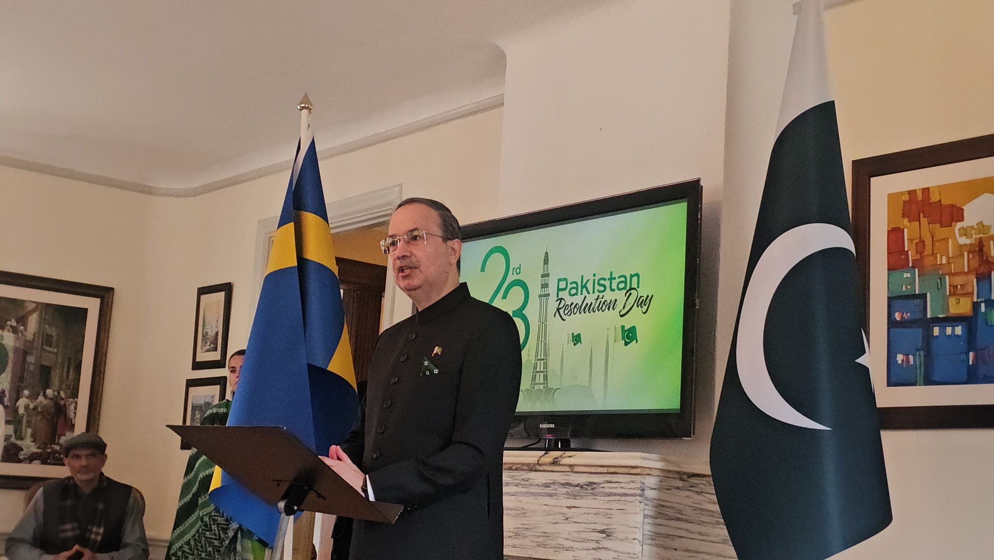 National Day Flag Hoisting Ceremony And Open House At Pakistan House 