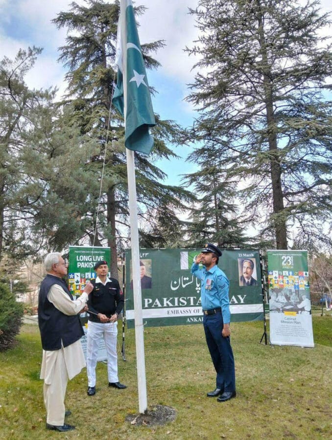 Pakistan Day Celebrated In Ankara With Dignity And Patriotic Spirit