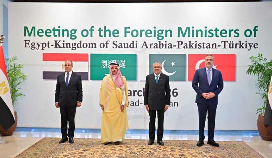 Quadrilateral Huddle On Middle East Conflict Begins In Islamabad