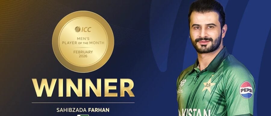 Sahibzada Farhan Crowned Icc Player Of The Month For February 2026