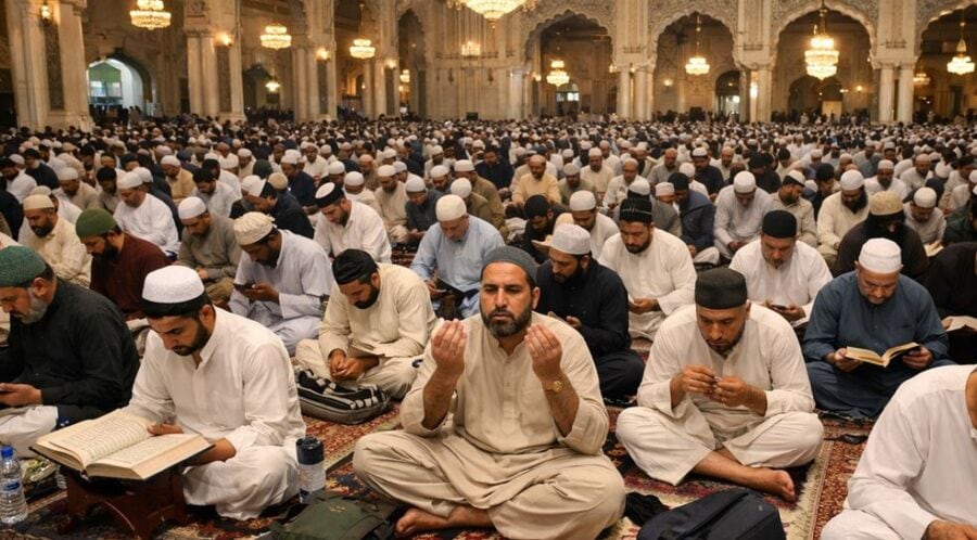 Thousands Enter Itikaf Across Pakistan As Last Ashra Of Ramadan 2026 Begins
