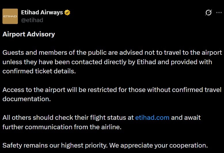 Travel Alert Emirates Etihad Qatar Airways Share Fresh Update As Flights Delayed 