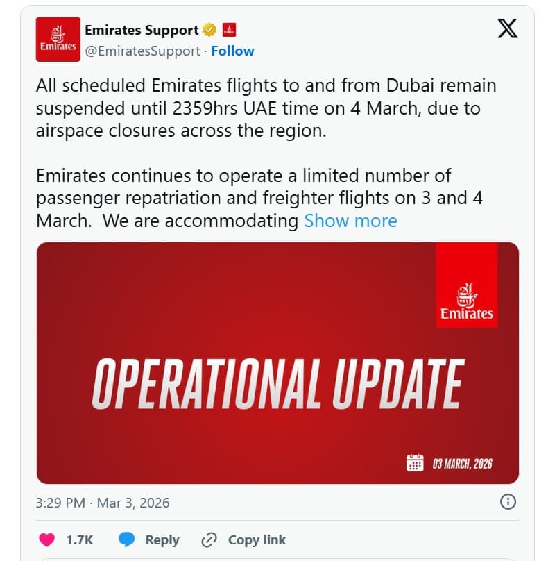Travel Alert Emirates Etihad Qatar Airways Share Fresh Update As Flights Delayed 