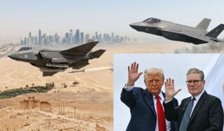 Uk F 35 Jets Down Drones Over Jordan And Qatar But Trump Not Happy With Britain