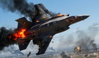 Us F 35 Forced To Emergency Landing After Being Hit By Iranian Strike