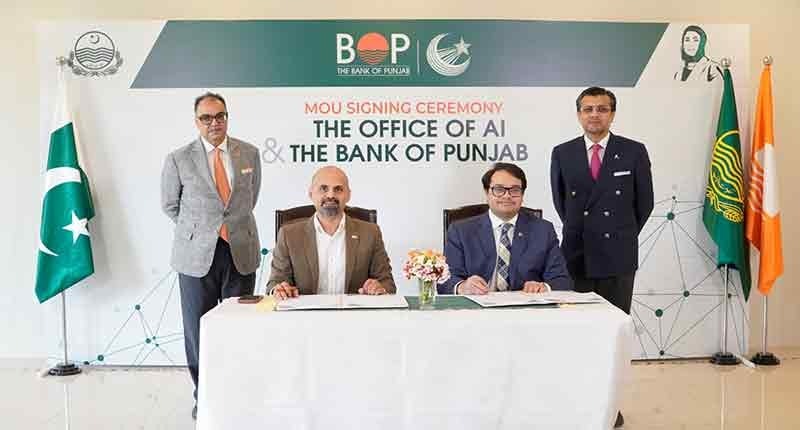 Bank of Punjab and Office of AI sign MoU to promote digital economy