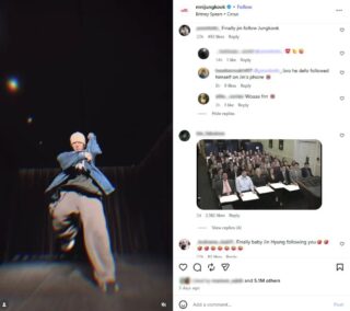 Bts Fans React As Jin Finally Follows Jungkook On Instagram 