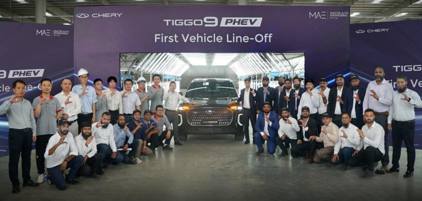 Chery Master Pakistan Sets Industry Benchmark With Record Ckd Line Off Of Tiggo 8 Tiggo 9 In 5 Days 