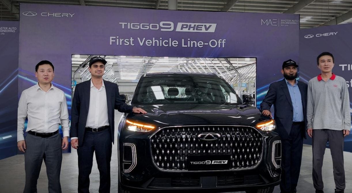Chery Master Pakistan sets Industry Benchmark with Record CKD Line-Off of Tiggo 8, Tiggo 9 in 5 Days