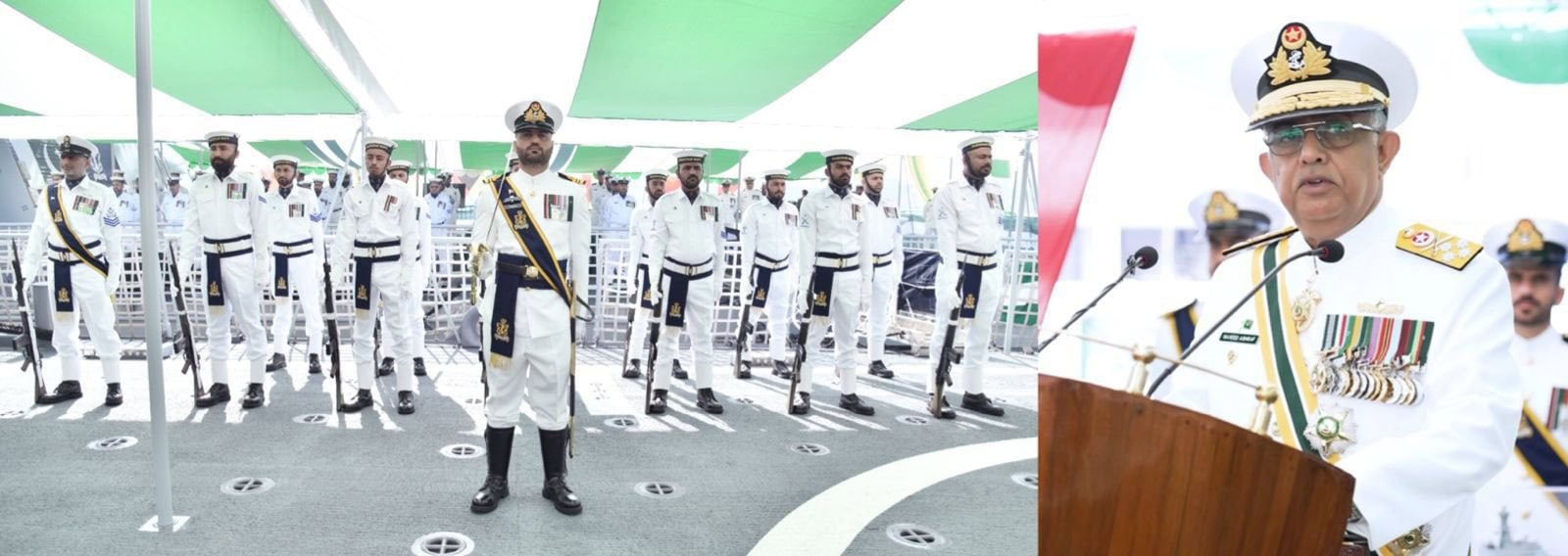 Cns Vows To Defend Pakistans Sovereign Waters As Pns Khaibar Joins Pakistan Navy Fleet 