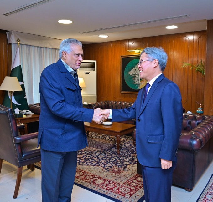 Deputy Pm Dar Chinese Ambassador Discuss Joint Efforts For Lasting Regional Peace 