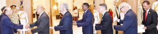 Envoys Of 6 Countries Present Diplomatic Credentials To President