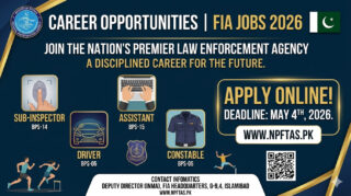 Fia Jobs 2026 Across Pakistan Eligibility Deadline Other Details