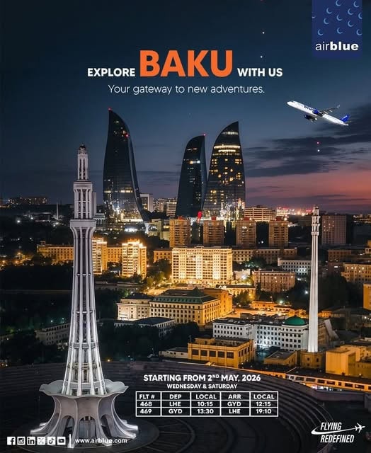 Good News For Those Travelling To Baku From Pakistan Check New Flight Schedule 