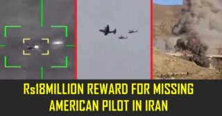 Iran Offers Rs18 Million Reward For Missing Us Pilot After F15 Shot Down
