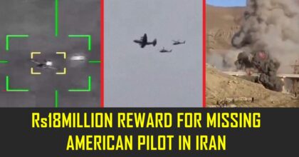 Iran Offers Rs18 Million Reward For Missing Us Pilot After F15 Shot Down