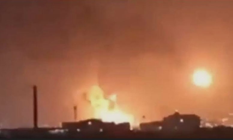 Iranian Strikes Hit Saudi Arabias Industrial Hub Trigger Fires In Jubail