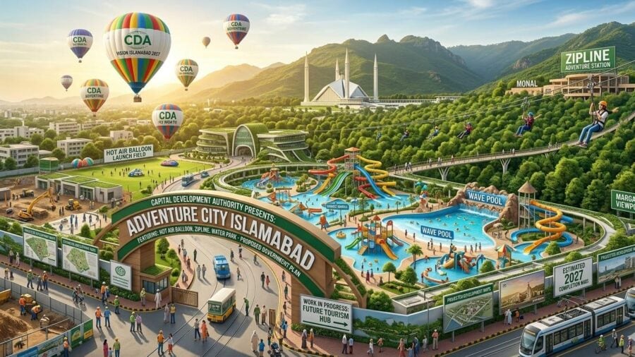 Islamabad Set To Get New Zipline Hot Air Balloon And Water Park Facilities