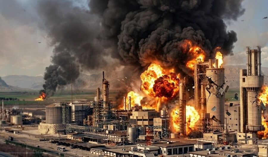 Israel Pounds Irans Key Petrochemical Facility Ahead Of Deadline