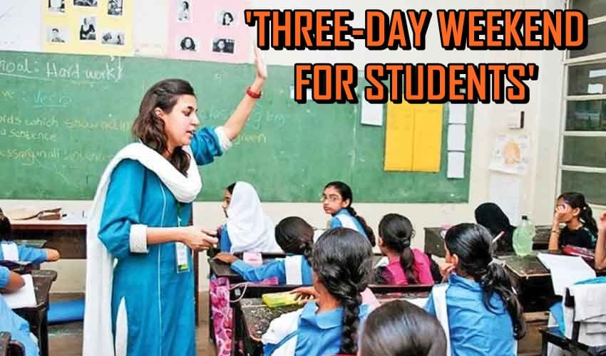 New School Schedule For Islamabad Students With Three Days Off In A Week